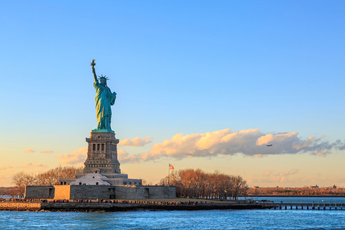 Photo of Statue of Liberty from a distance