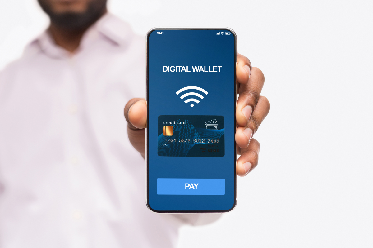 Digital wallet on smartphone