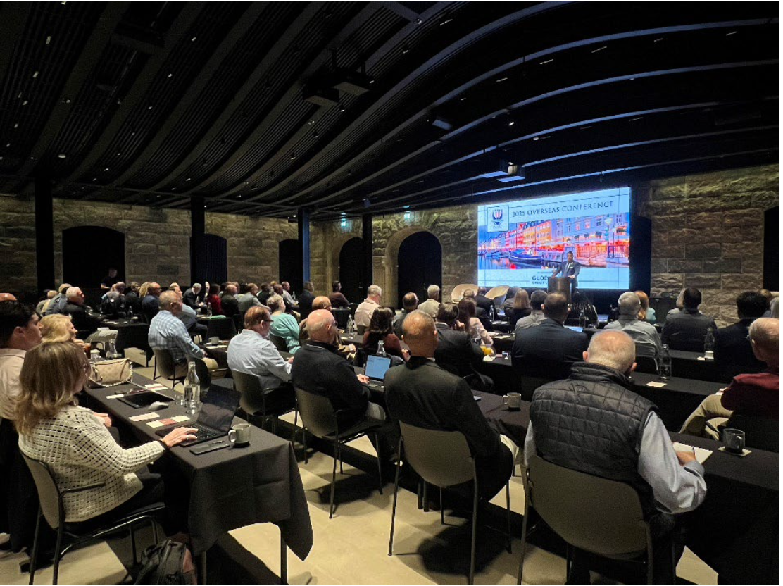 DCUC President/CEO, Anthony Hernandez welcomes DCUC Overseas Sub- council conference attendees during a general session while in Copenhagen, Denmark. Photo provided by DCUC.