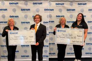 DayAir Barrett LeMaster and Chelsea Back scholarship photos