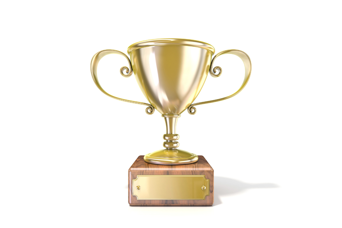 Gold trophy