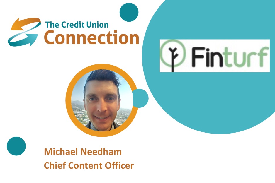 photo of Michael Needham, Chief Content Officer. and Finturf logo