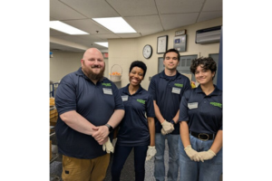 Nymeo staff volunteering