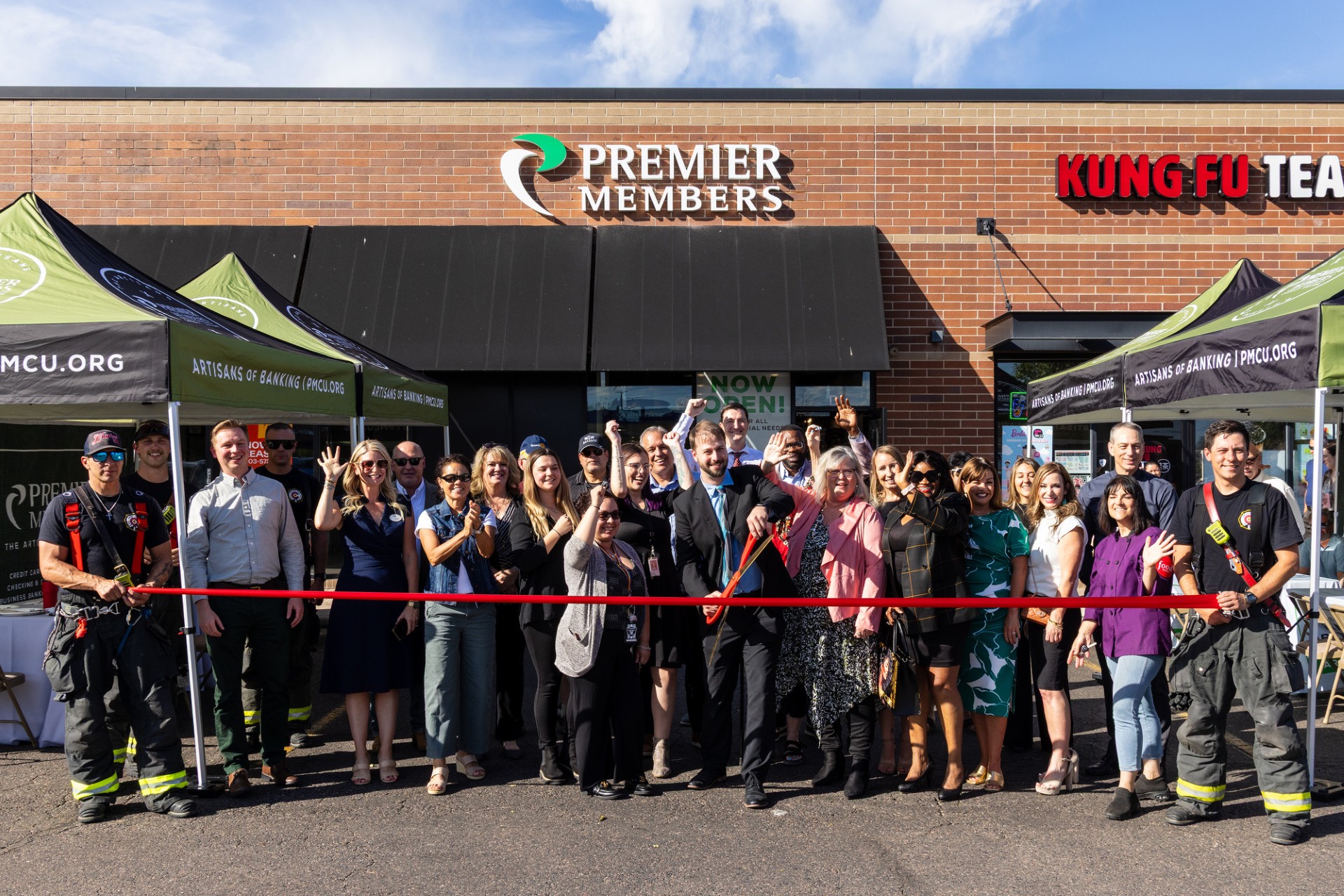 Meritrust Credit Union- Branch opening group photo