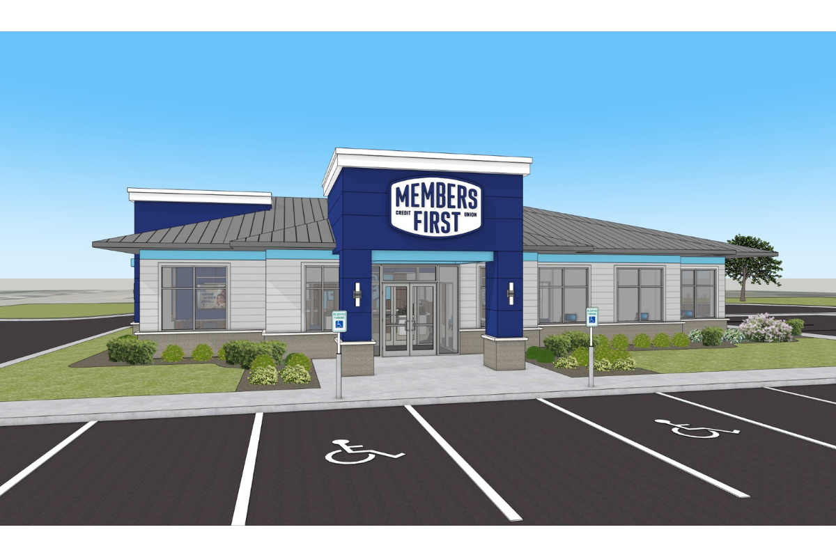 Members First CU- Bay City branch concept art