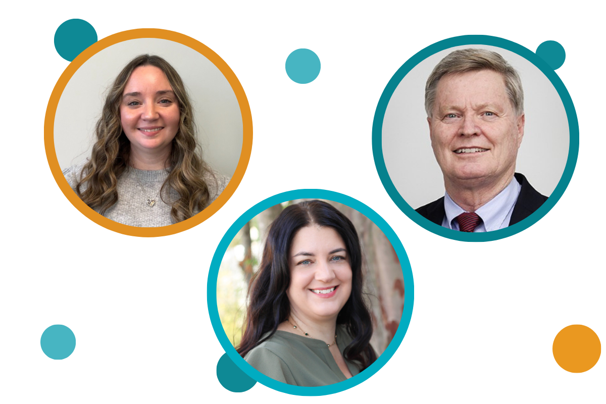 Photos of Kyleen Driscoll, Shannon Morneault, and Bryan Price