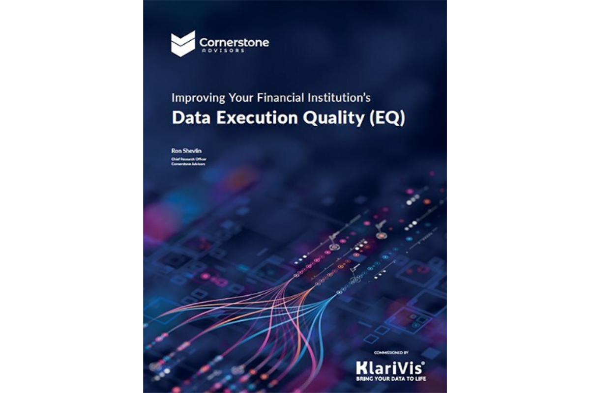 Cornerstone Advisors- Improving Your Financial Institution's Data Execution Quality research cover photo