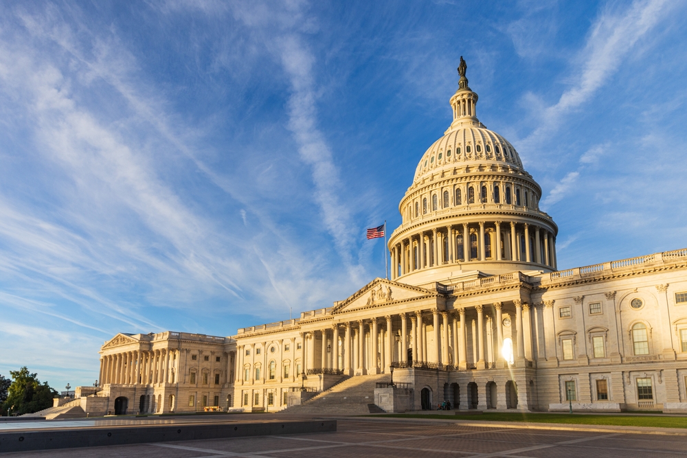 U.S. Capitol Building at sunrise