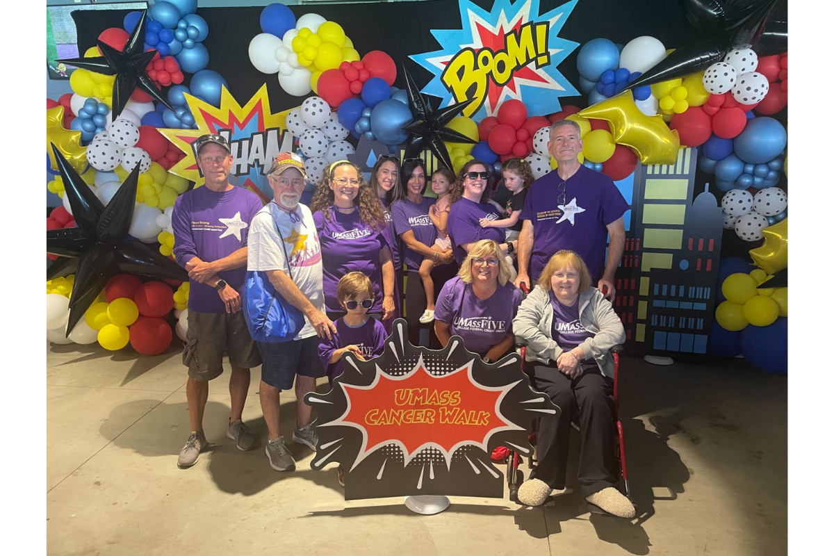 UMassFive- Cancer Walk group photo