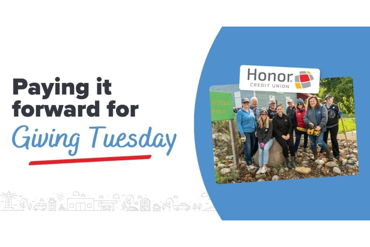 Honor Credit Union- Giving Tuesday graphic + photo
