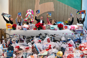 Coastal CU- Angel Tree group photo cropped; Photo by Paul Styron