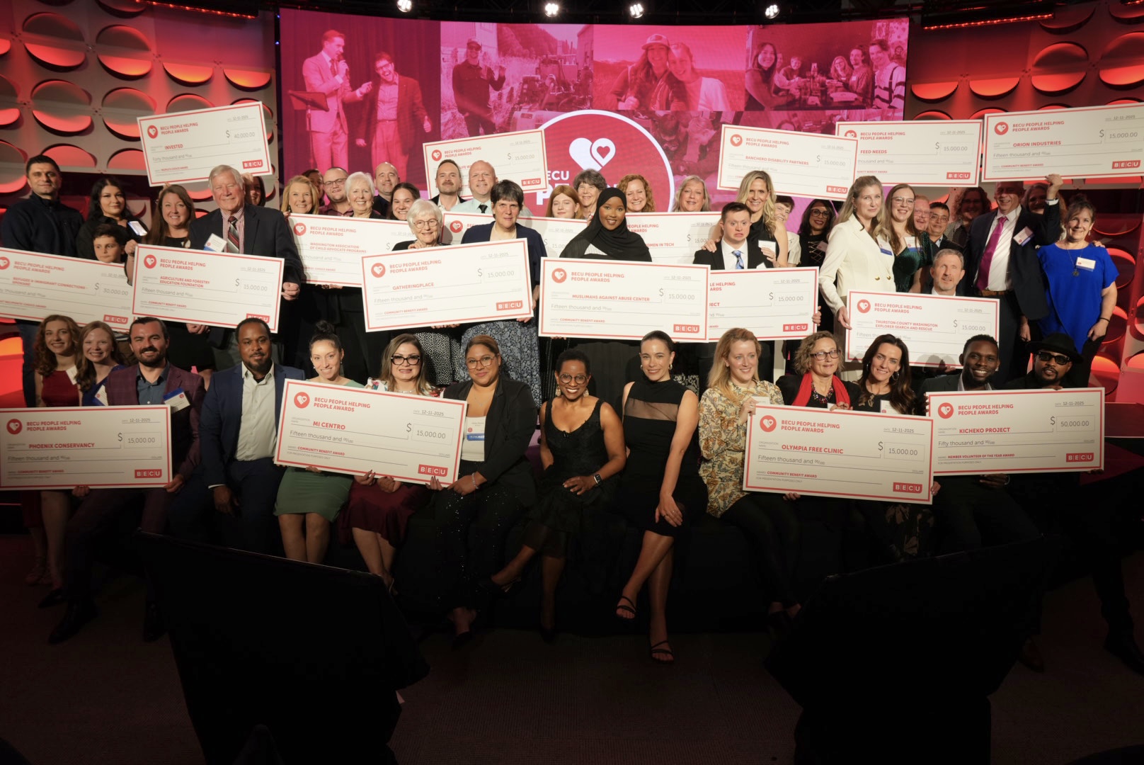 BECU- People Helping People Awards 2025 Finalists group photo