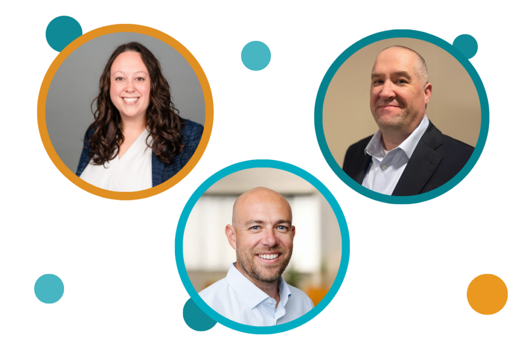 Photos of Shana Wakefield, Daniel Mangum, and Kyle Pierce