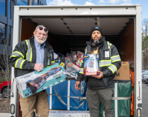 Coastal CU- Angel Tree: Volunteer Group Photo; Photo by Paul Styron