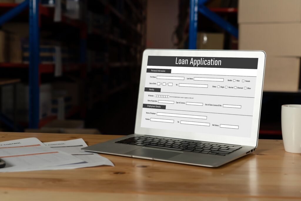 Online loan application form for modish digital information collection on the internet network