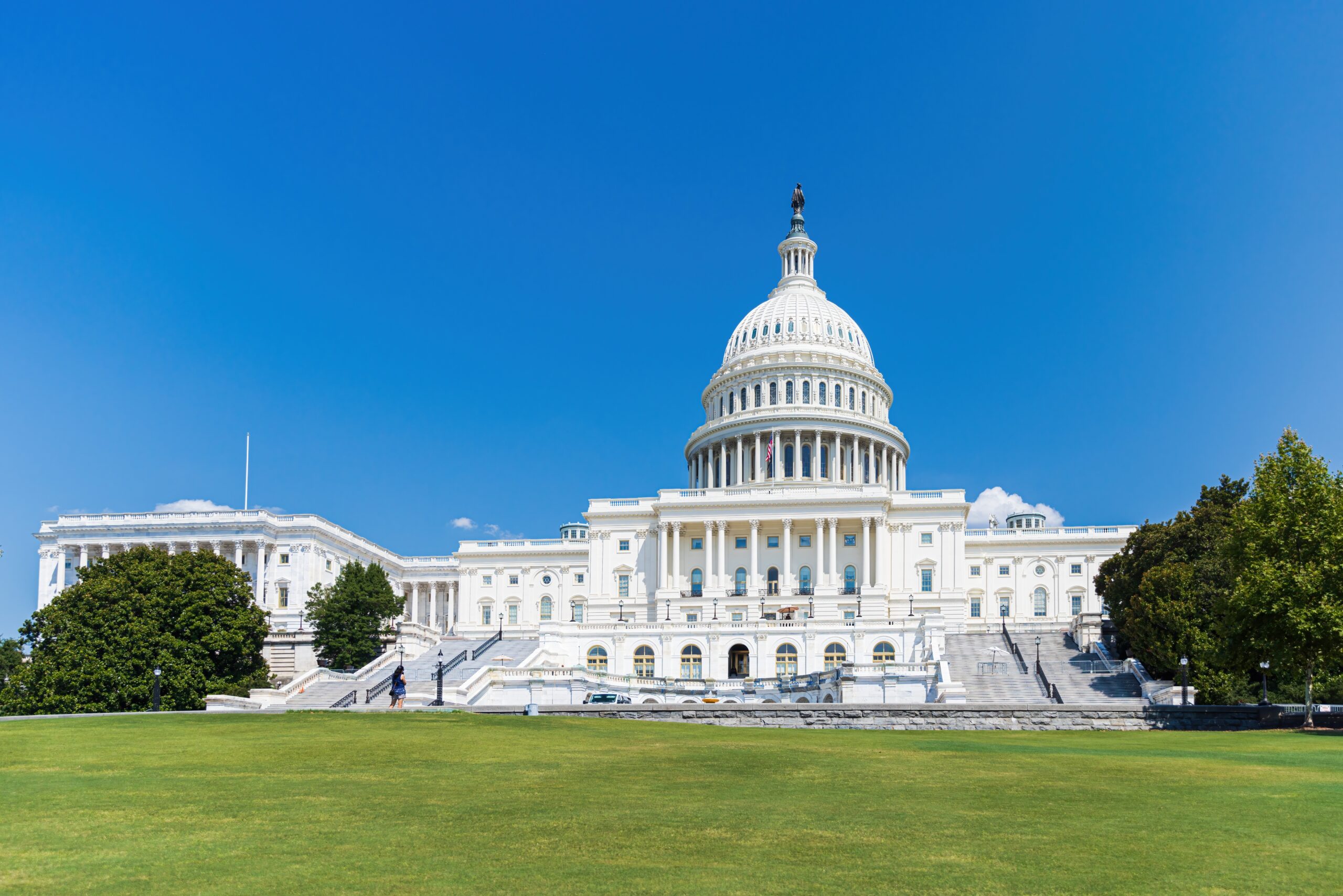 The United States Capitol building in Washington DC, USA.