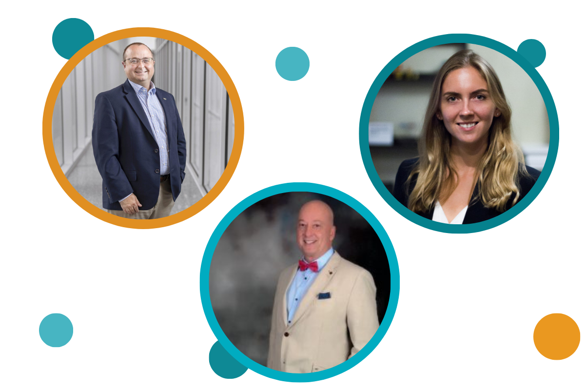 Photos of David O’Dell, Bruce K. Foulke, and Maria Mosolova