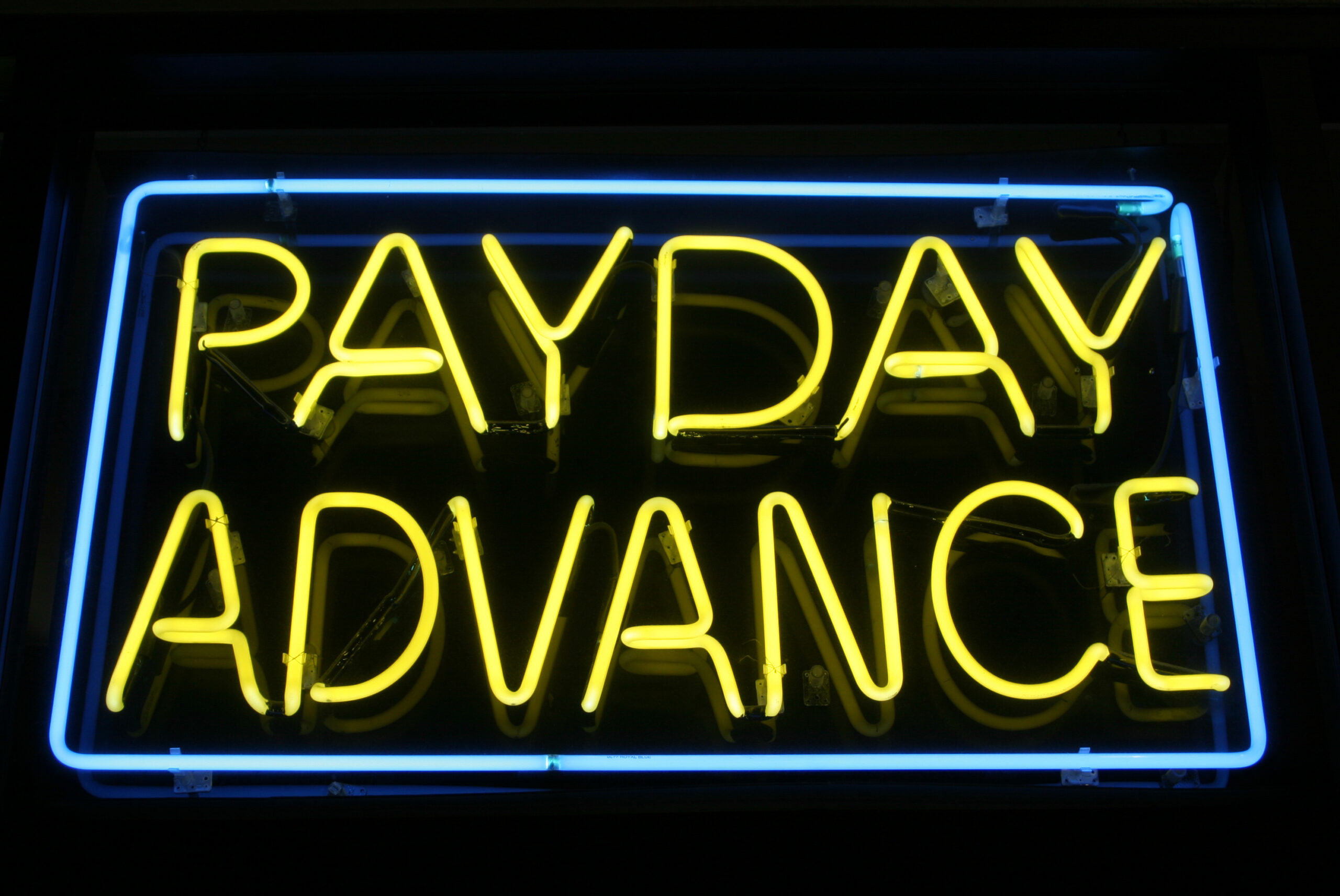 "neon sign" series "payday advance"