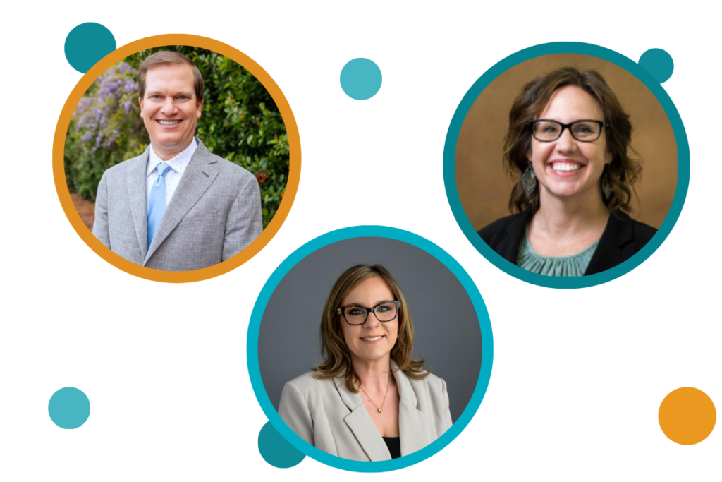 Photos of Andrew Robinson, Kayla Landry, and Marie Charbonneau