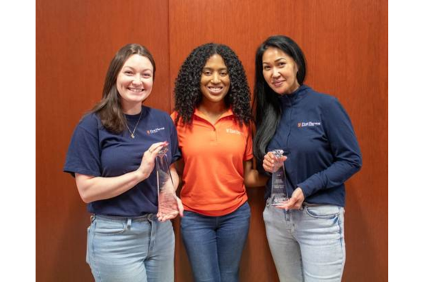 First Harvest’s marketing team celebrates national recognition from America’s Credit Unions with two Diamond Awards for excellence in marketing, public relations, and community outreach.