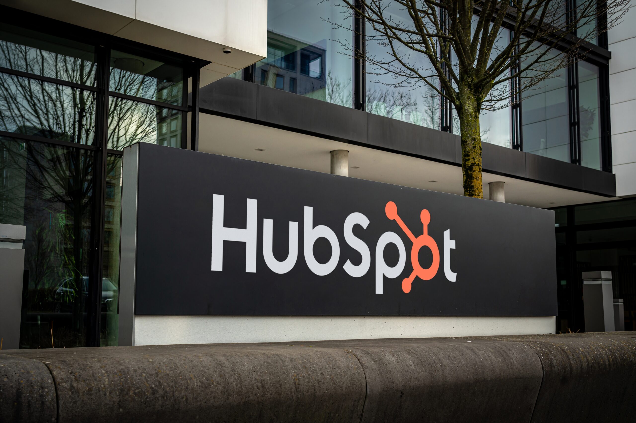 Cambridge, Massachusetts - 23 March 2026: HubSpot Headquarters - developer and marketer of software products for marketing