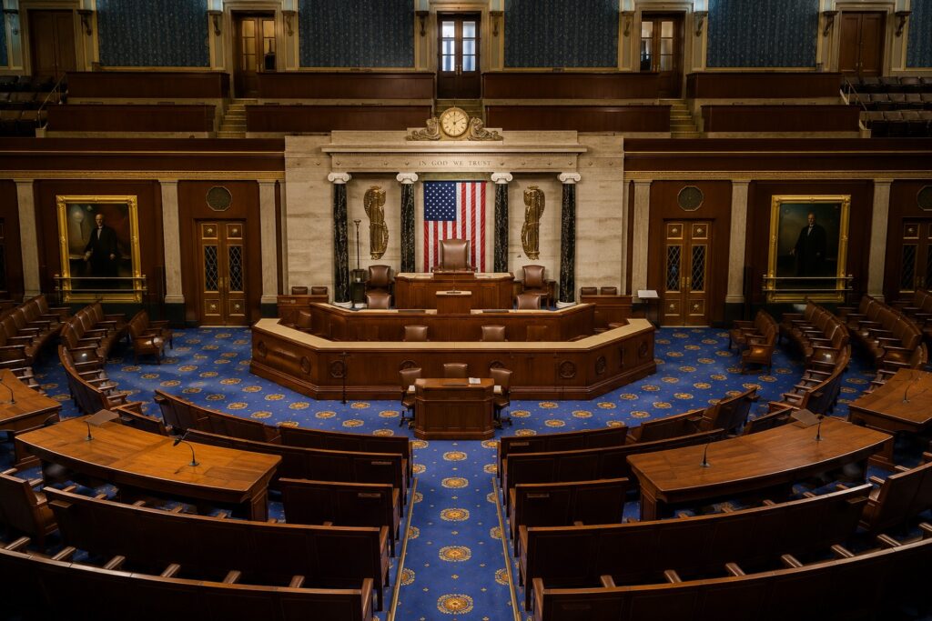 a inside view of the house side of congress