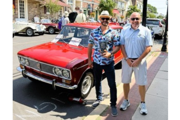 Inspire FCU Peoples Choice Award Car Show Winner with CEO Jim Merrill