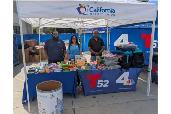 California Credit Union Back to School Drive