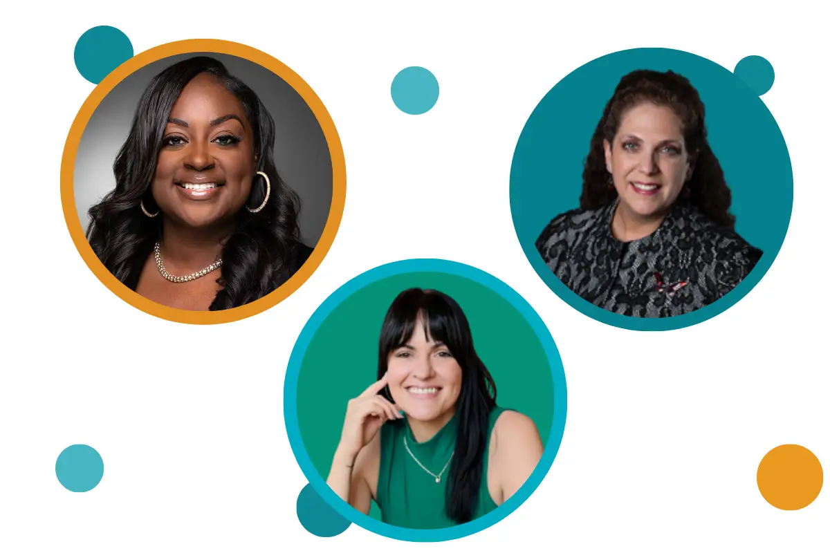 Photos of LaTora Walker, Kristin Evans, and Greta Messarra Woodward