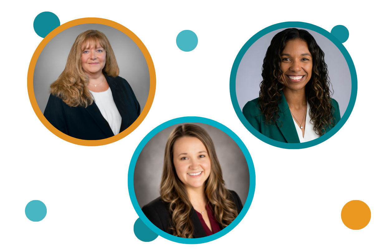 Photos of Krista Rousseau, Kaelixte Wagner, and Leiyina Tavarez