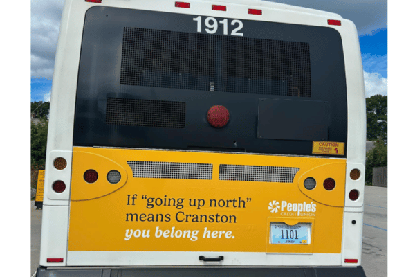 Peoples CU Bus Wrap NEFFIE Awards